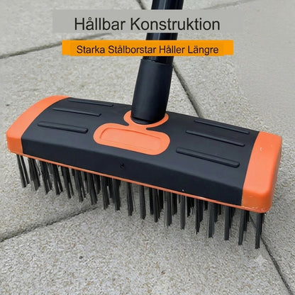 3-i-1 fogborste för terrass och uppfart
