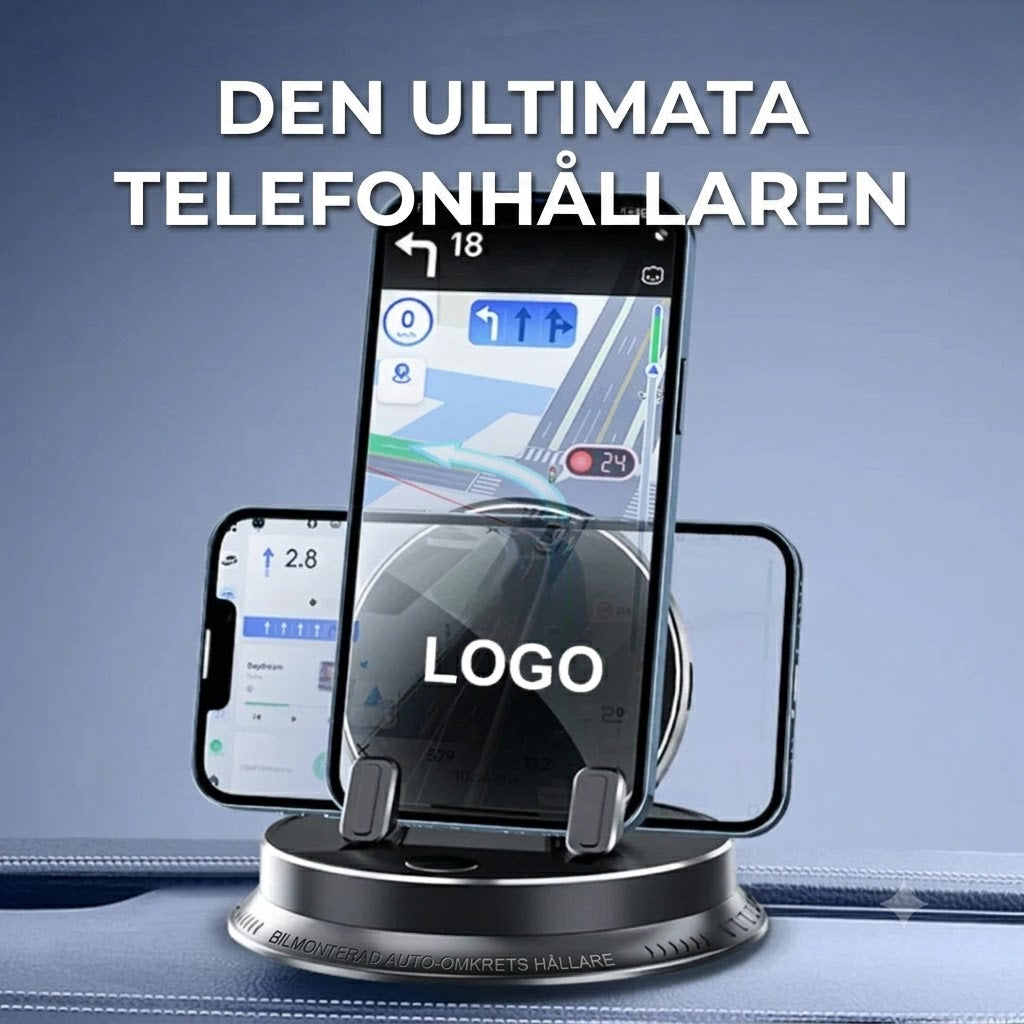 Biltelefonhållare med bilmärkeslogotyp