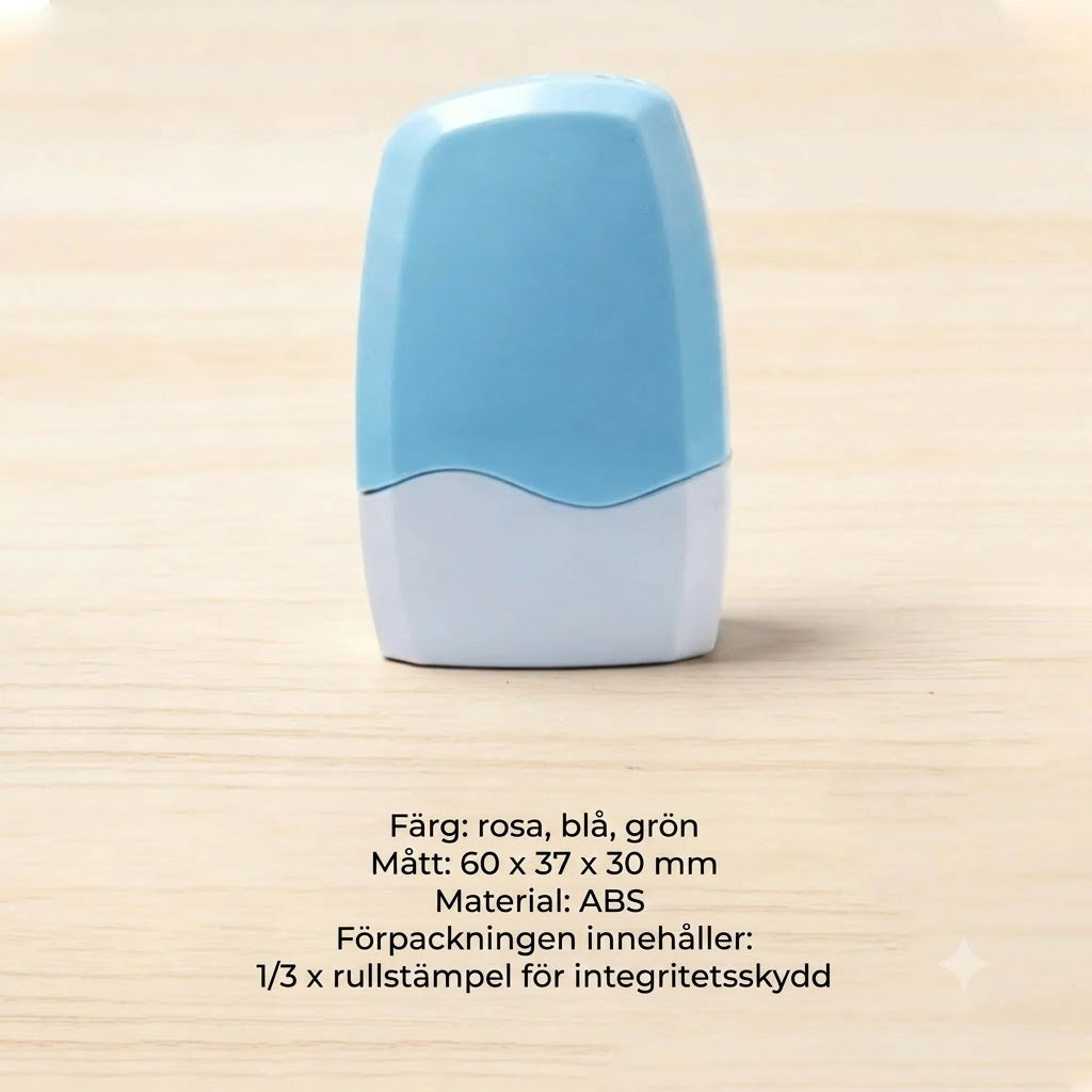 Sekretessrollerstämpel för dokument
