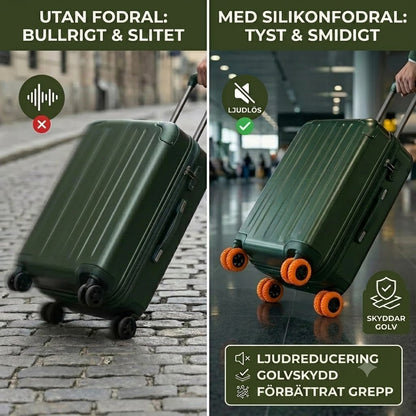 Hjulskydd för resväskor