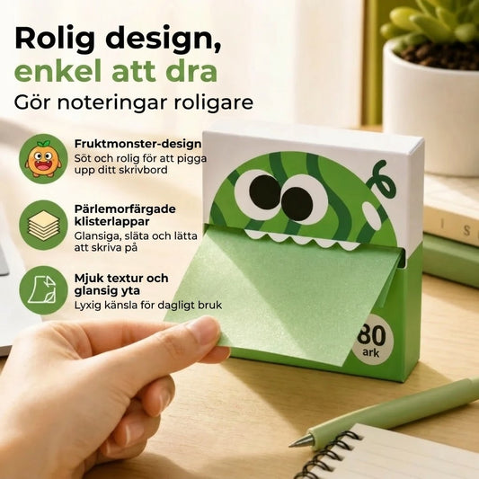 Fruitmonster pop up-klisterlappar 80 ark
