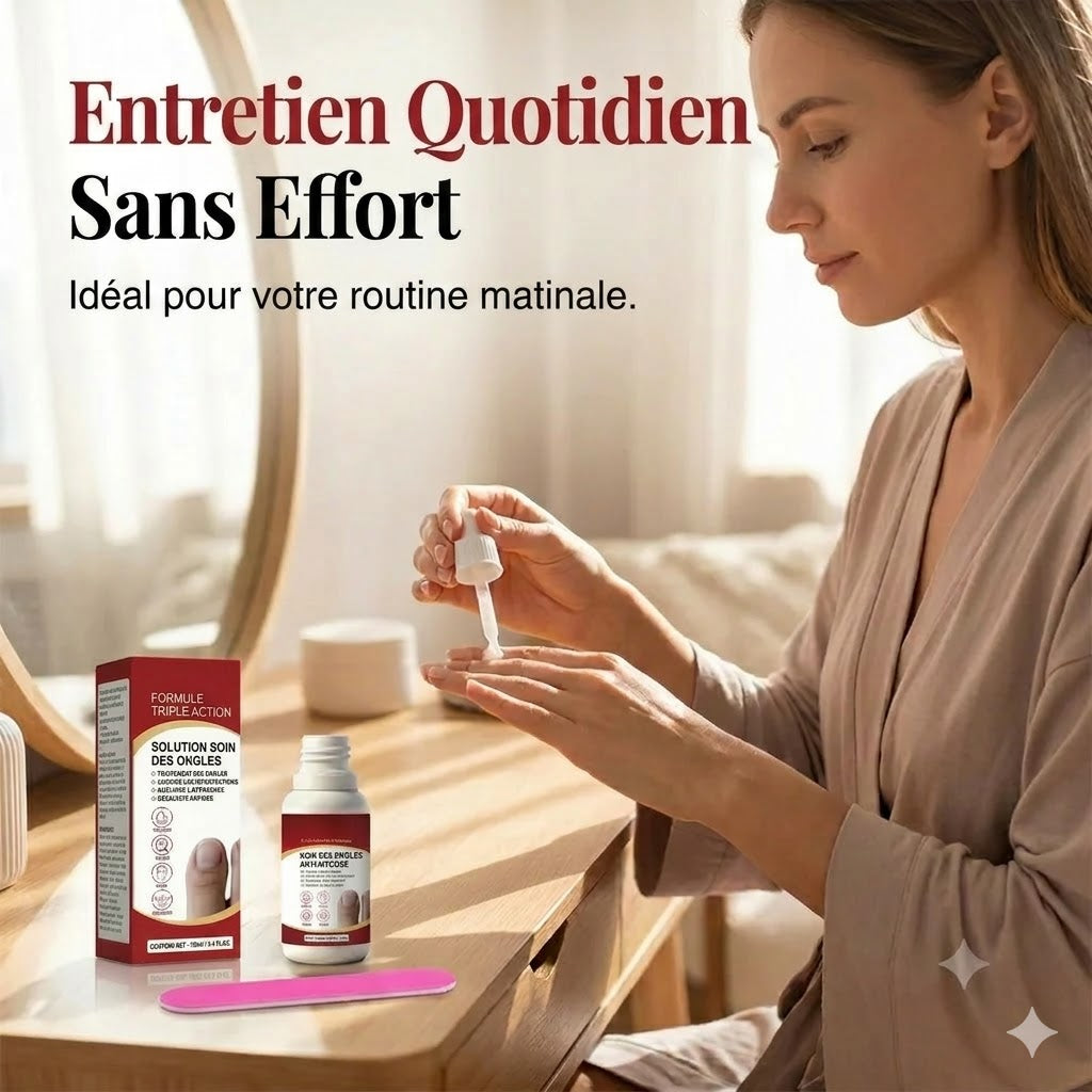 Trippelverkande kit för nagelvård och reparation