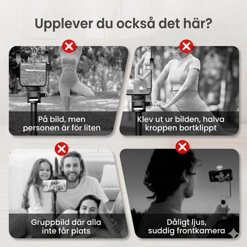 Bärbar Trådlös Selfieskärm För Bakre Kamera