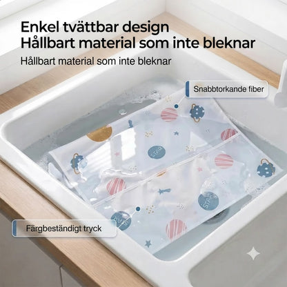 Tvättmaskinsskydd med sidofickor