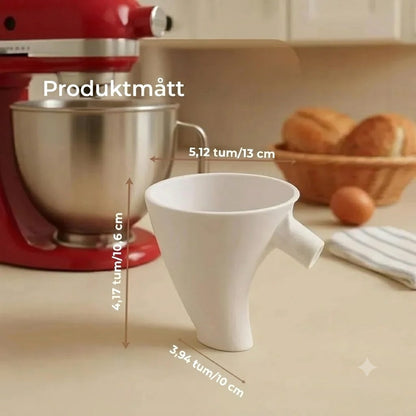 Smidig mixertratt – fyll på utan spill
