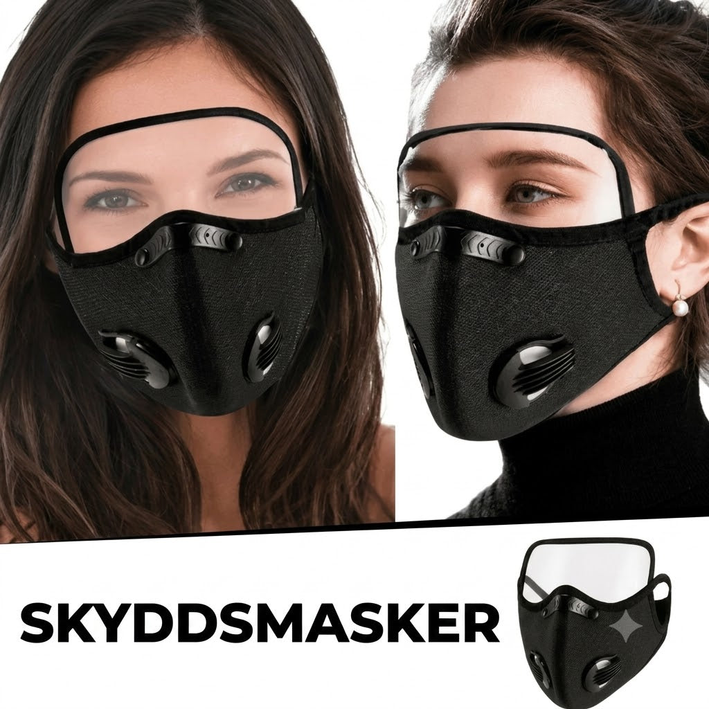 Ansiktsmask med Kolfilter