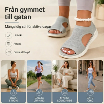 Bekväma damsandaler – Luftiga och lätta
