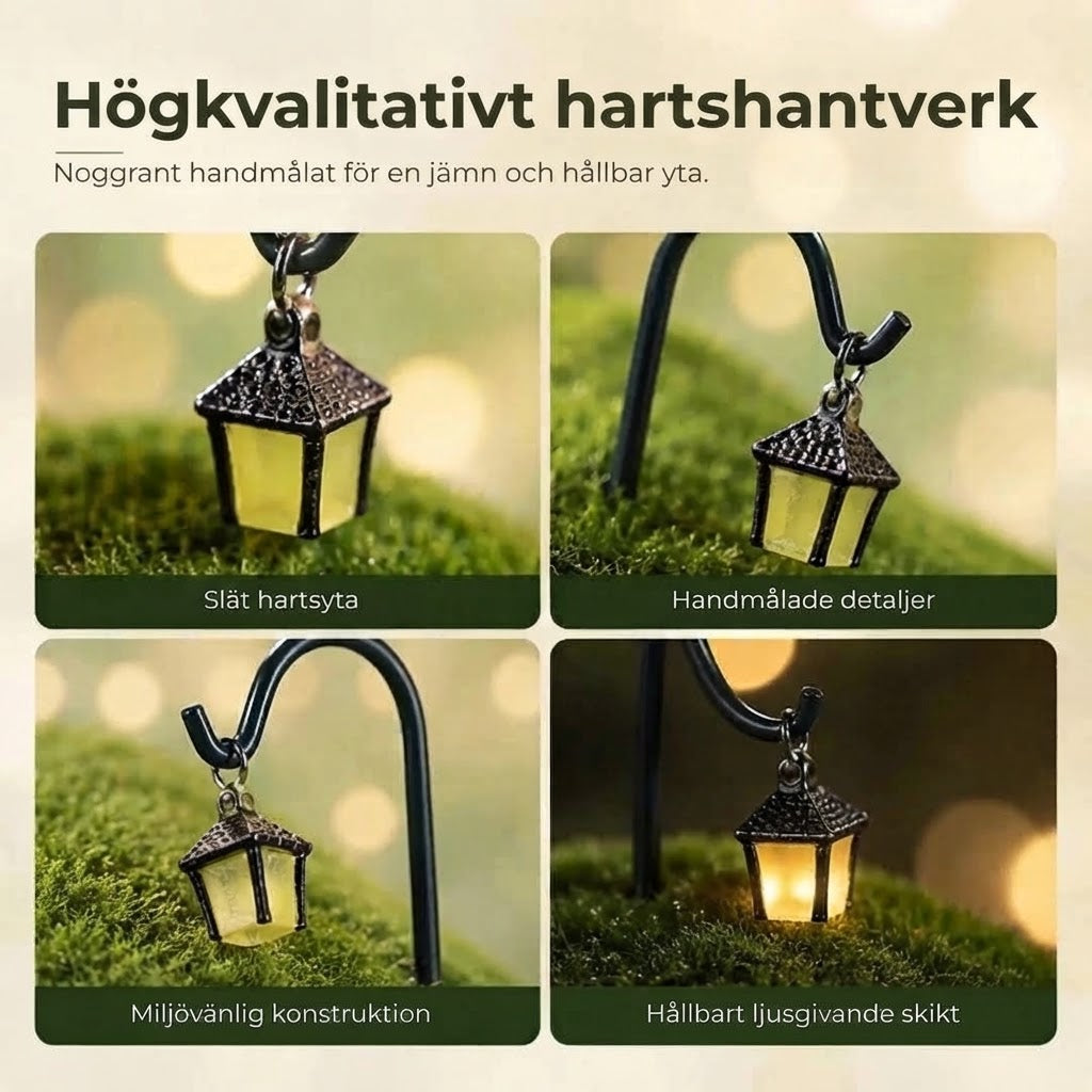 Lysande minilyktor för växter 7-pack