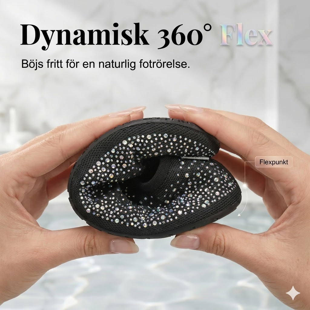 Strandskor med snabbtorkande effekt