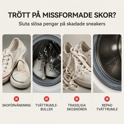 Tvättnät för skor i tvättmaskin