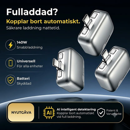 Laddningsadapter med automatisk avstängning och överladdningsskydd