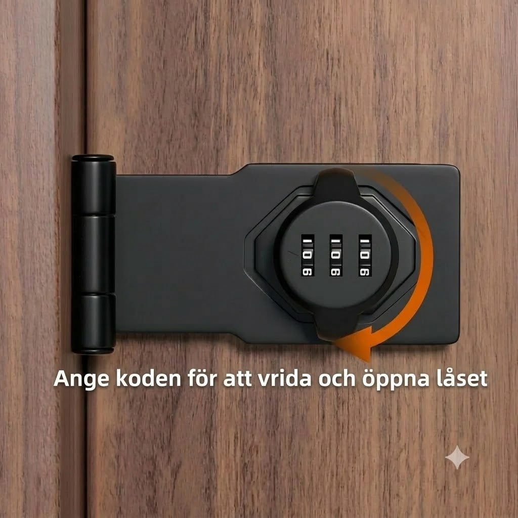 Kombinationslås för Skåp och Dörrar