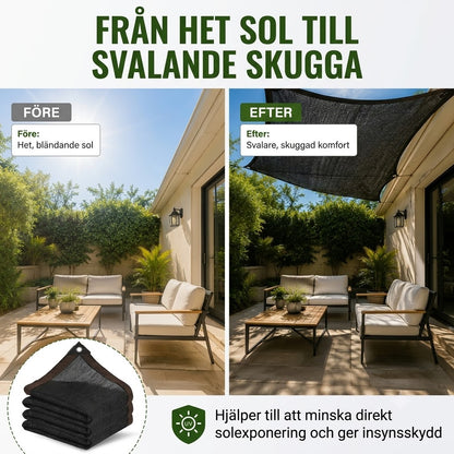 Solskyddande insynsnät