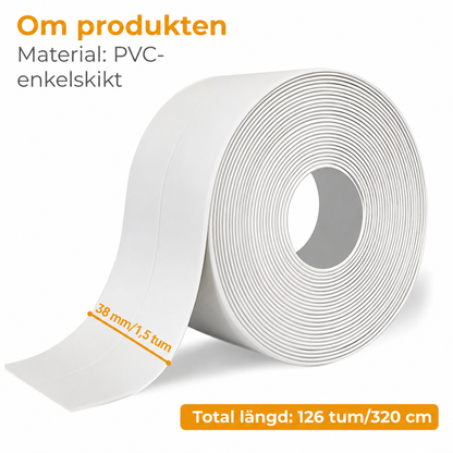 Vattentät tätningstejp (320 cm)