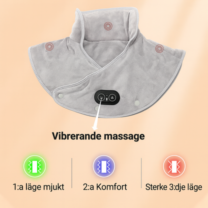 Elektrisk nack- och axelmassagekudde med värme