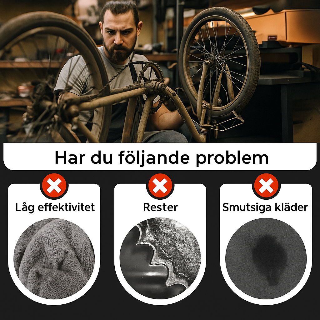 Rengöring av cykelkedjor