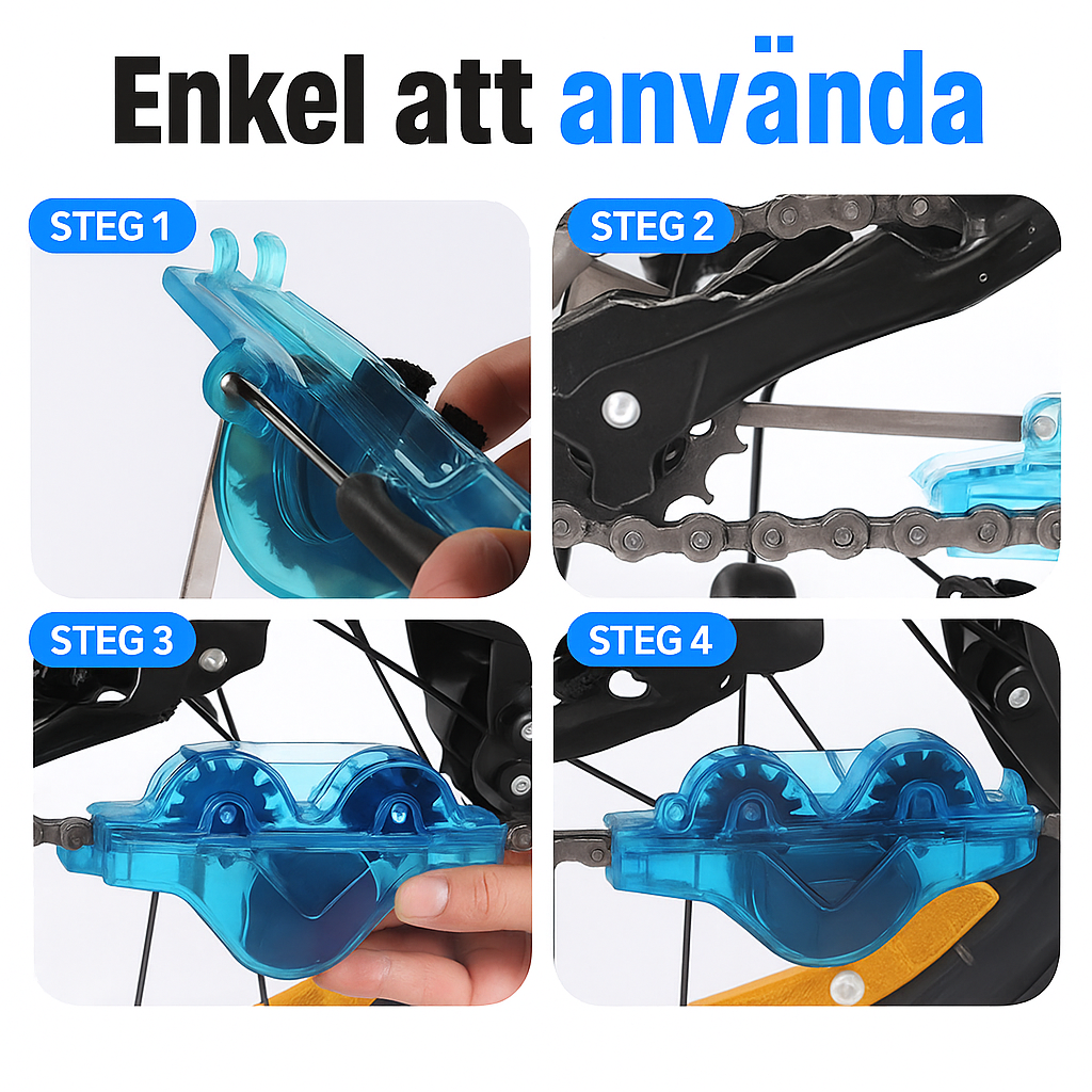 Rengöring av cykelkedjor