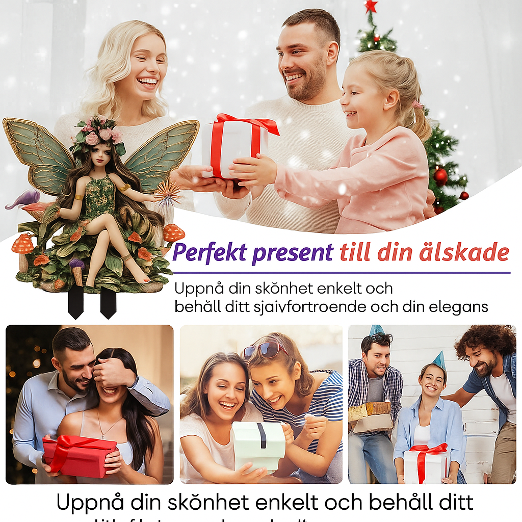 Bohemisk älvblomkrukadekoration