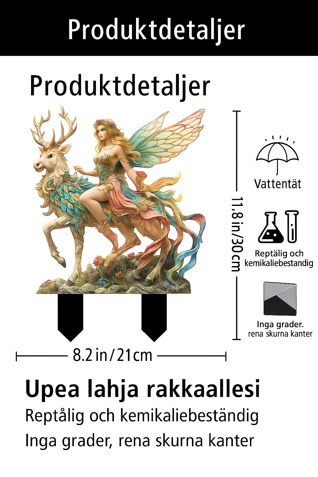 Bohemisk älvblomkrukadekoration