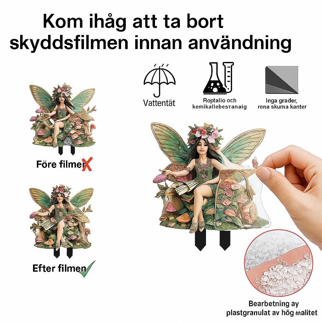 Bohemisk älvblomkrukadekoration