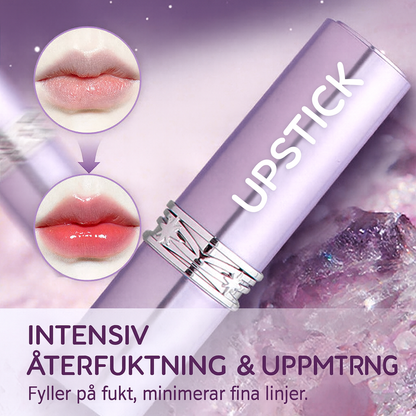 Långvarigt vattenfast återfuktande läppstift