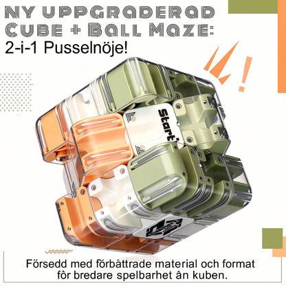 Stort 3D-labyrintpussel