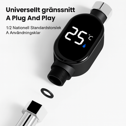 Smart duschtemperaturdisplay