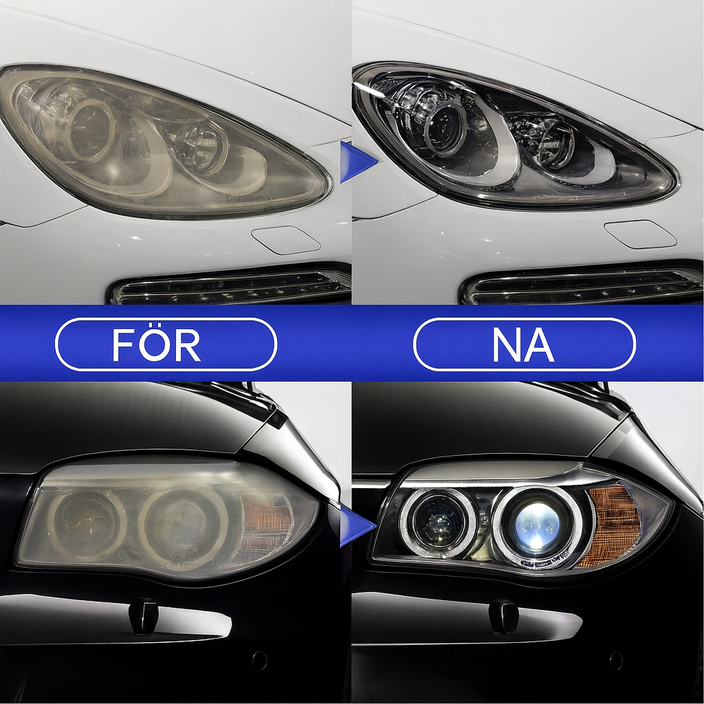 Vätskesats för bilstrålkastarrestaurering