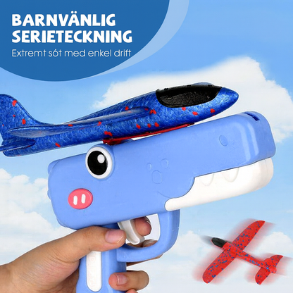 Dinosaurieflygplansutskjutningsleksak