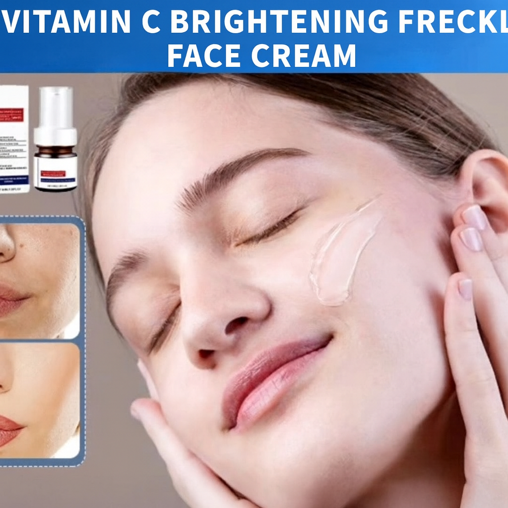 C-vitamin ljusande fräknar ansiktskräm