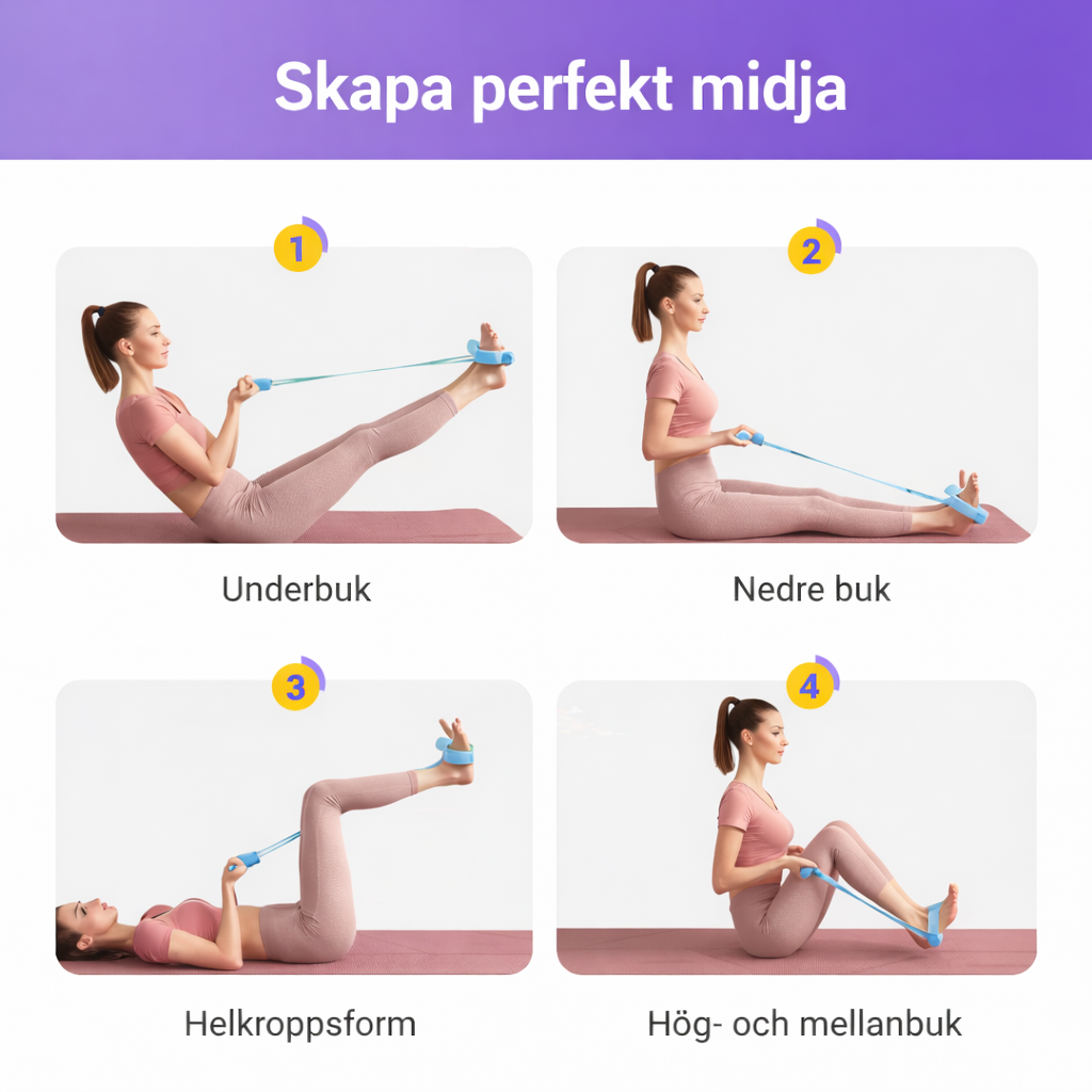 Sit-up-tränare för hemmet: fasta magmuskler