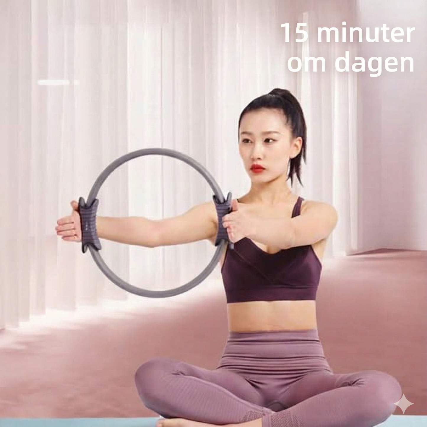 Justerbar Pilatesring för hemmabruk