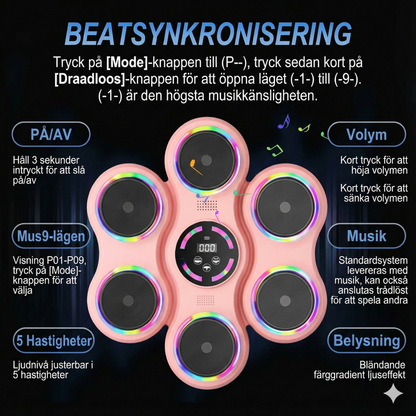 Bluetooth-musikboxningsmaskin för barn