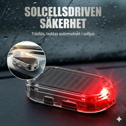 Soldriven säkerhetslampa för bil (2-pack)