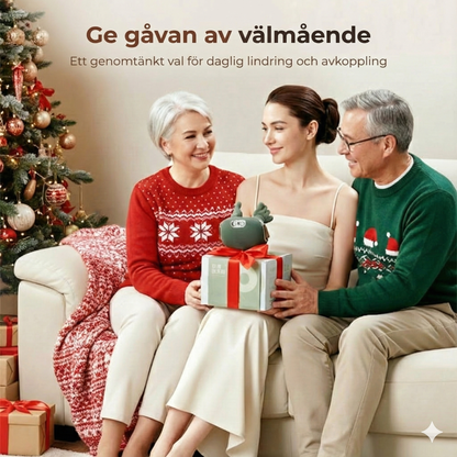 Den bästa bärbara nackmassagern – 3 gånger mer avslappning!