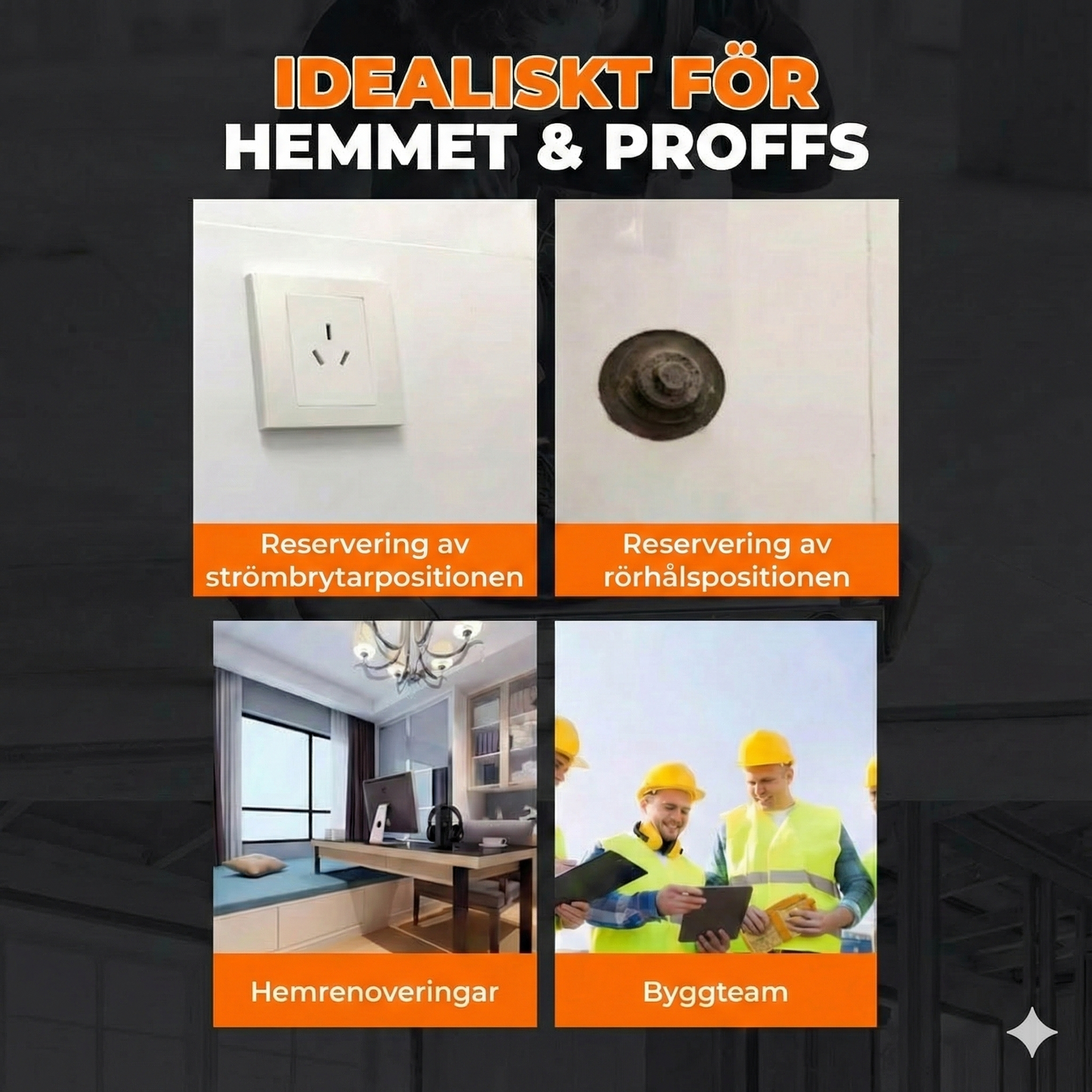 Fullt vinkeljusterbart borrverktyg