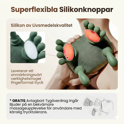 Den bästa bärbara nackmassagern – 3 gånger mer avslappning!