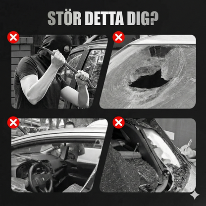 Soldriven säkerhetslampa för bil (2-pack)