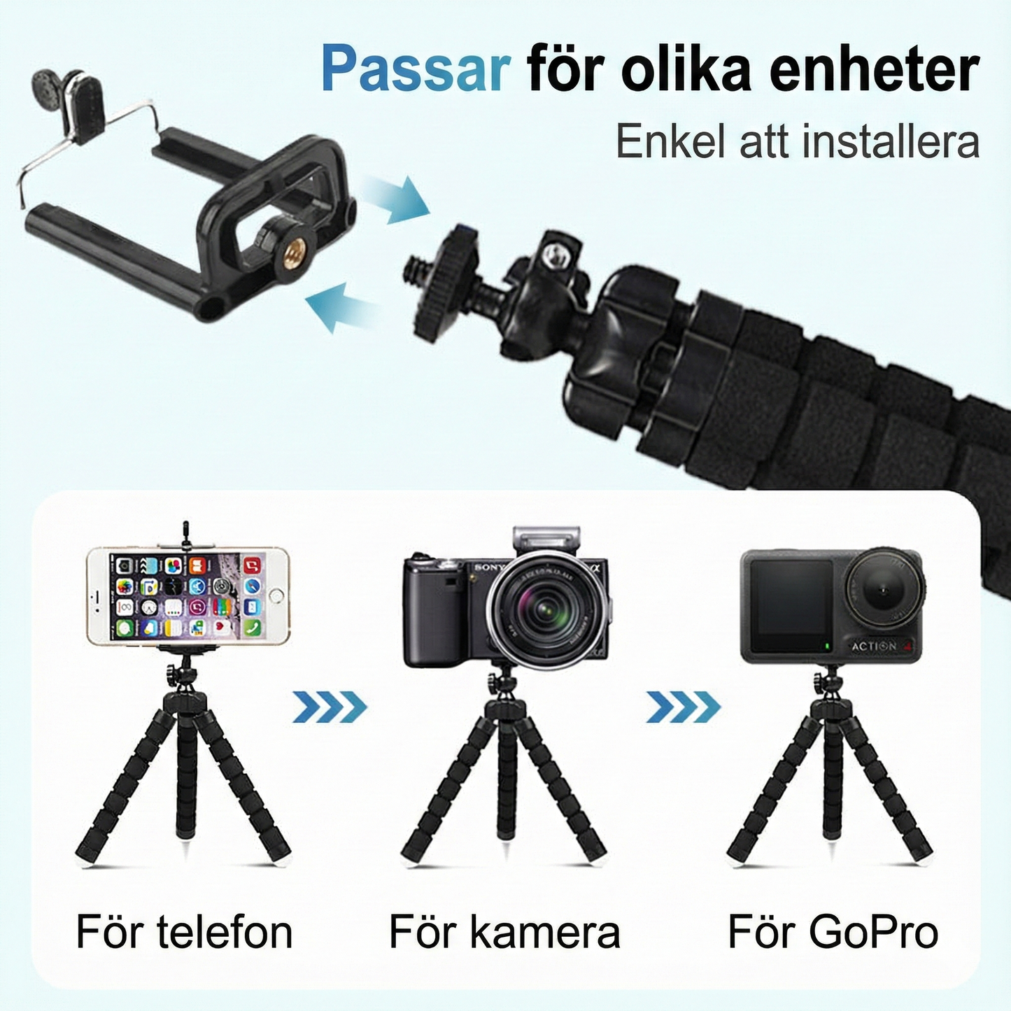 Octopus Mini-stativ