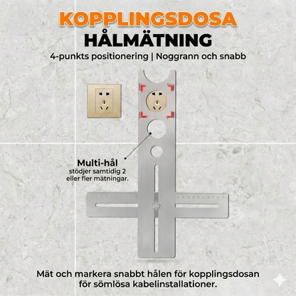 Fullt vinkeljusterbart borrverktyg
