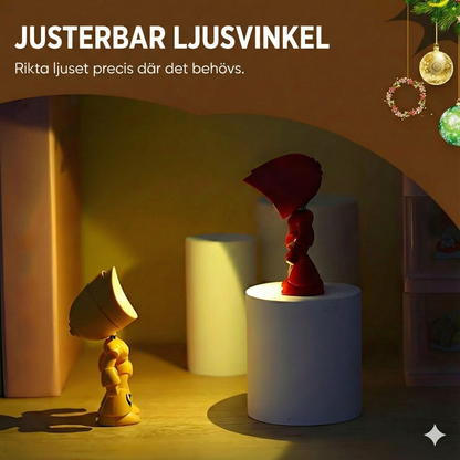 Mini kreativ robotbordslampa