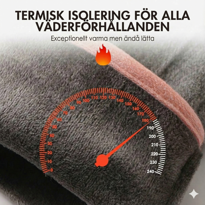 Vindtäta varma halkfria handskar med pekskärm