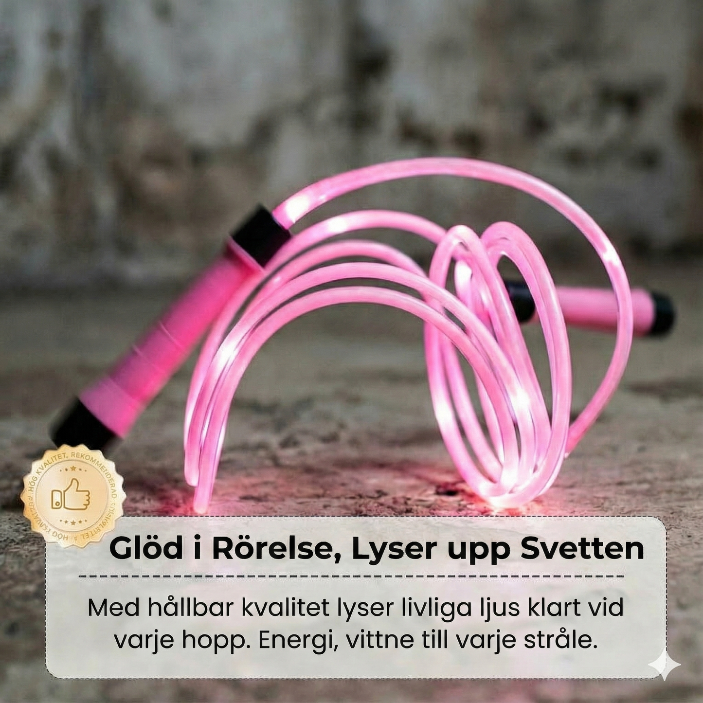 LED-belyst hopprep för barn