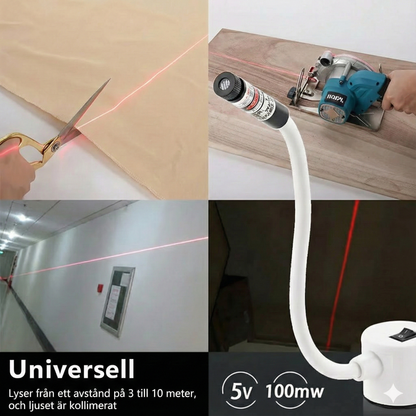 Magnetisk positioneringslampa för quiltmaskin