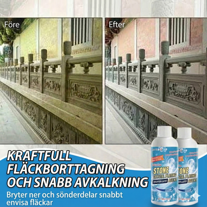 Kristallförstärkare mot korrosion i sten – Tar bort rost och fläckar på ett säkert sätt