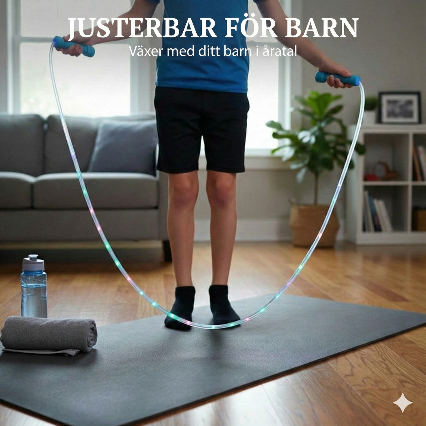 LED-belyst hopprep för barn