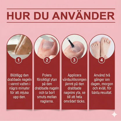 Nagelreparationsessens för skadade naglar