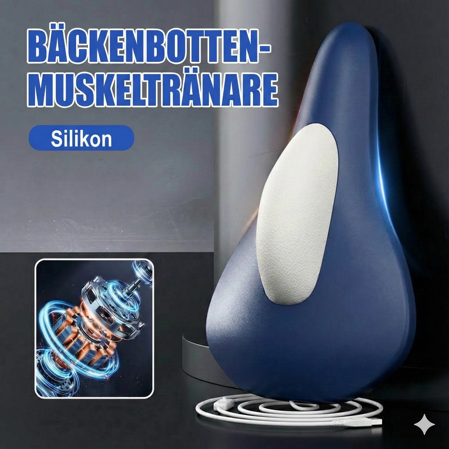 Silikontränare för bäckenbottenmuskler