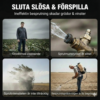 Justerbar mässingsmunstycke för jordbruksspruta