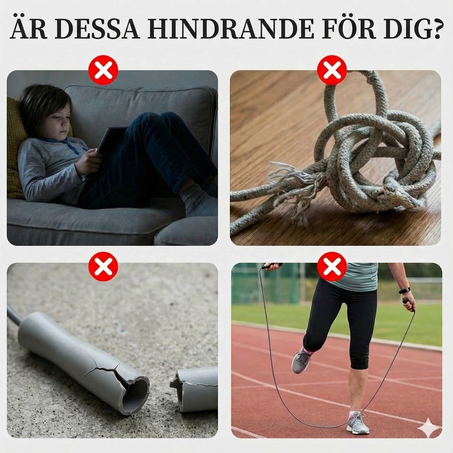 LED-belyst hopprep för barn